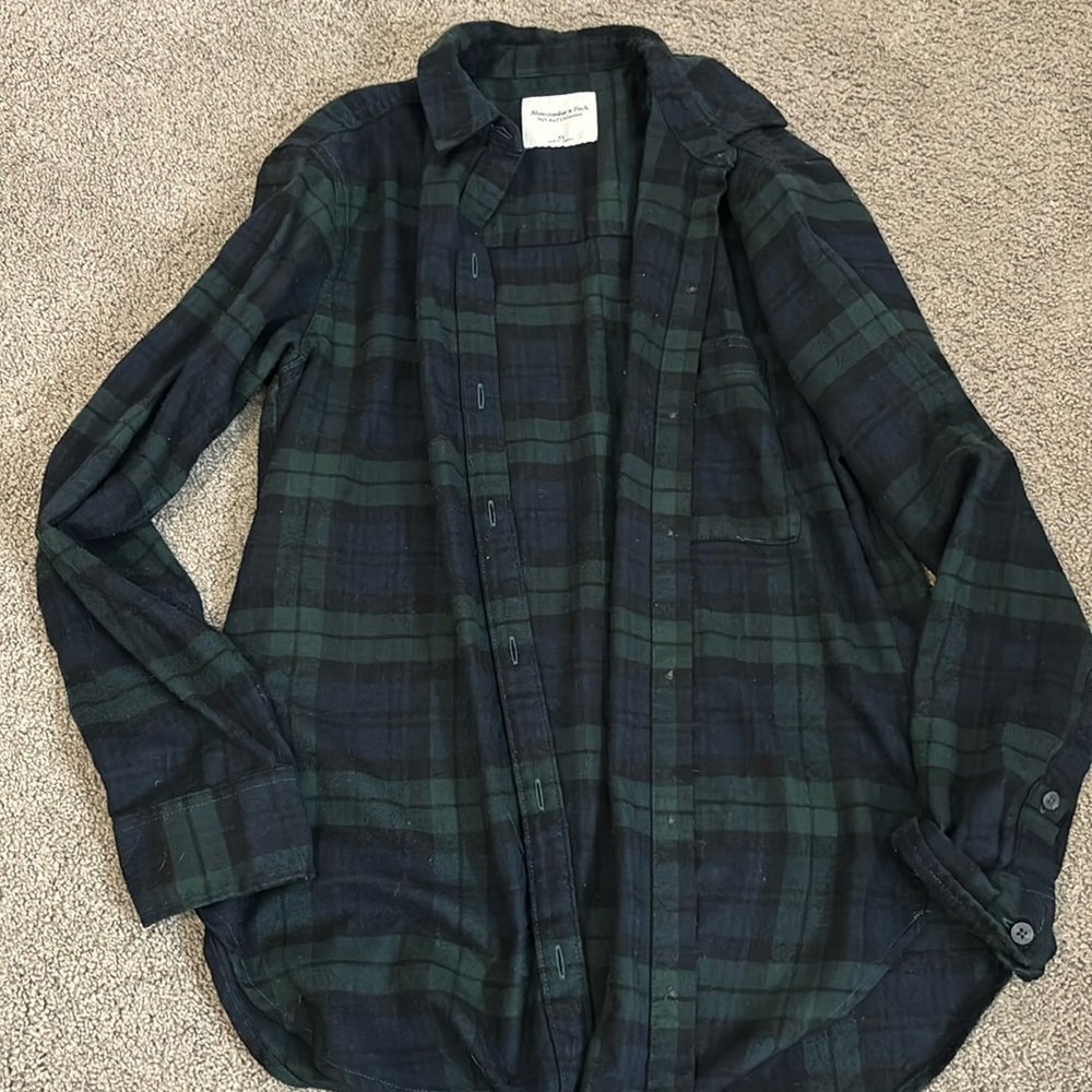 abercrombie and fitch flannel